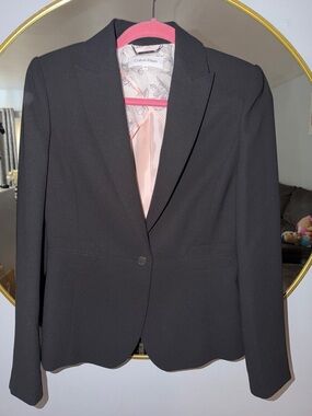 Calvin Klein Black Single-Button Women's Blazer